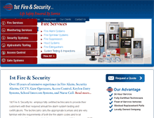 Tablet Screenshot of 1stfire.com